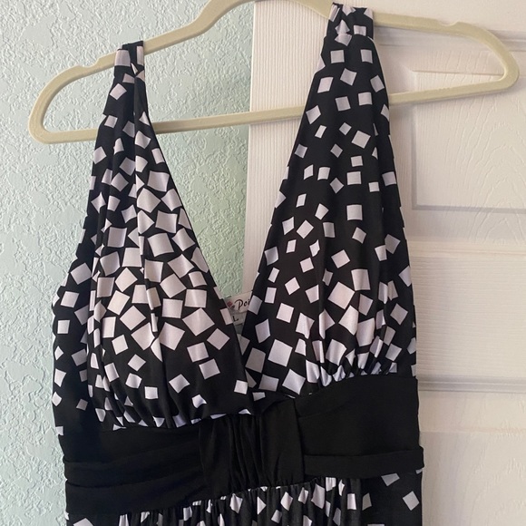 Dana Point black and white polka dot maxi dress - Picture 3 of 4